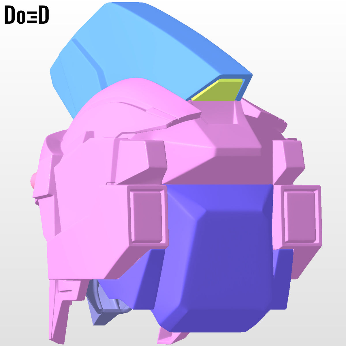 RX-0 Unicorn Gundam ユニコーン ガンダム  helmet | 3D Printable Model Print File #5248