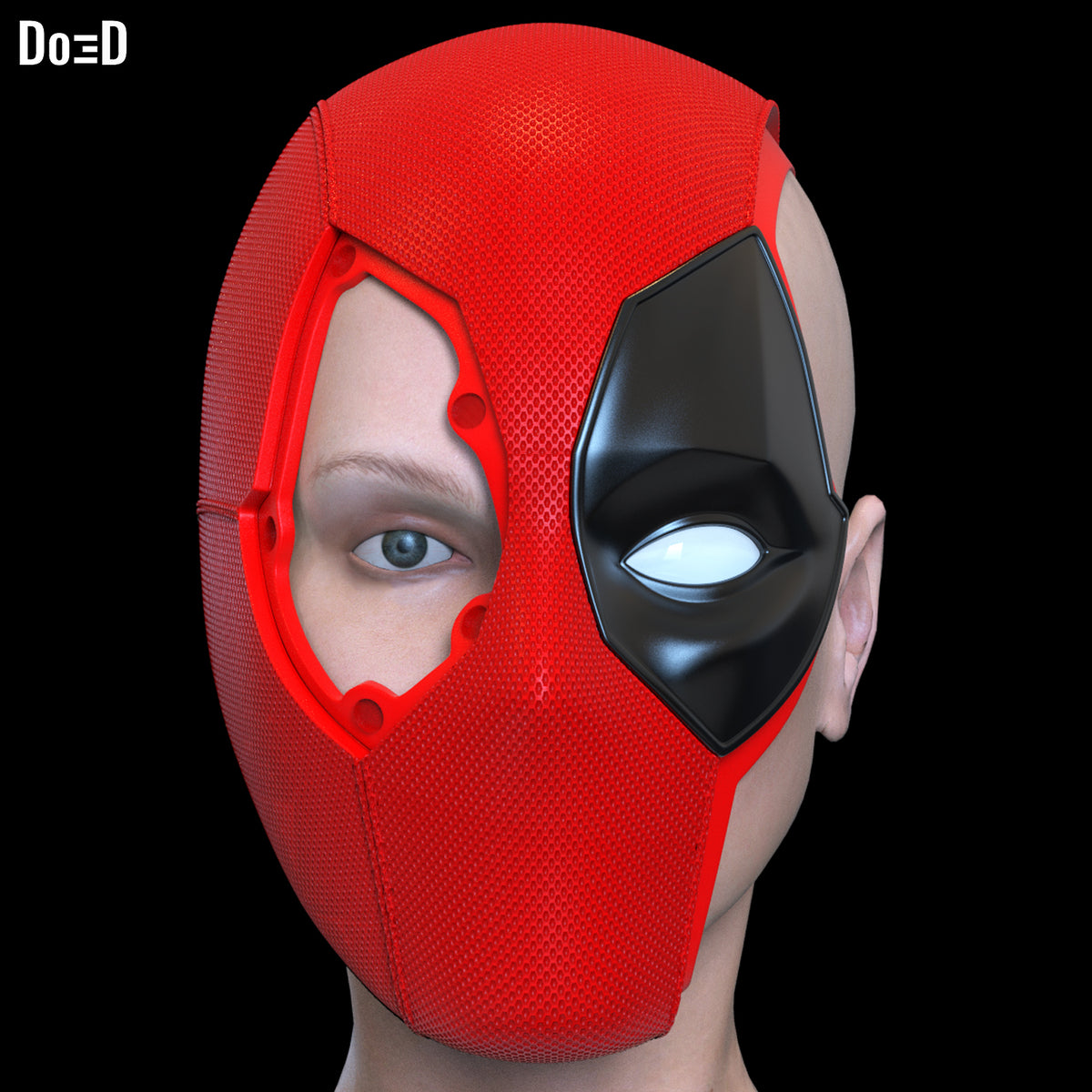 Lady Deadpool 2024 helmet | 3D printable model file #LD20