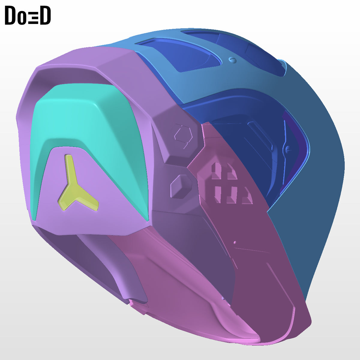 Light Cycle Helmet Tron Ares | 3D Printable Model #LT12