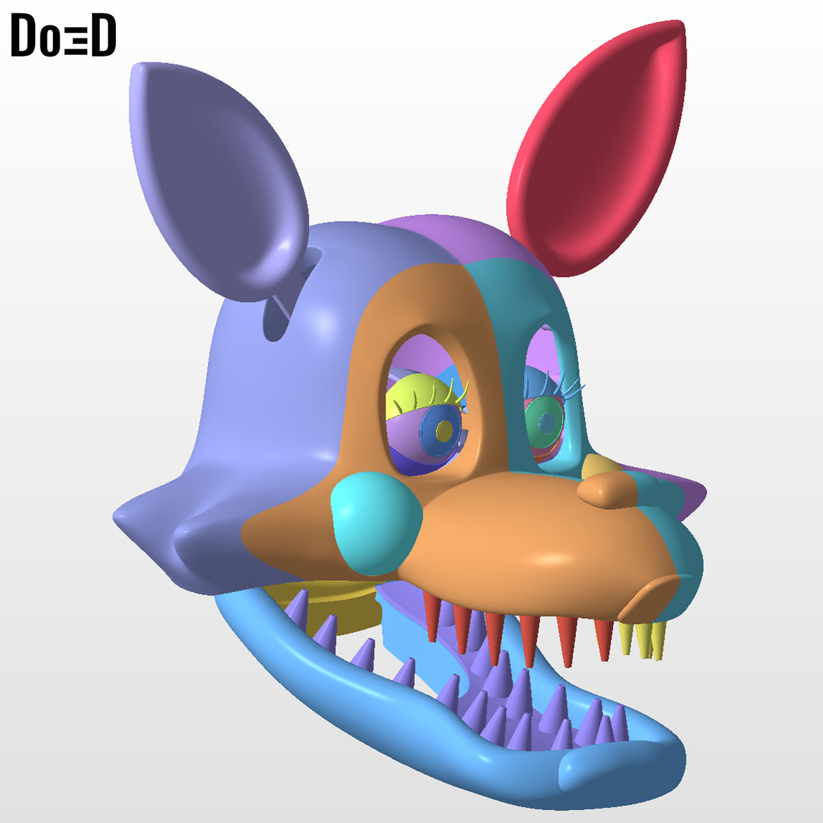 Mangle Toy Foxy Five Nights At Freddy's 2 FNAF | 3D Printable Model #FF225
