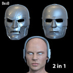 Doctor Doom 2 in 1 Helmet SDCC D23 Fantastic Four Mid Credit Mask 3D Model #DD21