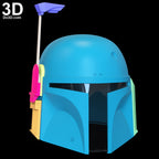 Boba Fett Star Wars Helmet (From Mandalorian) | 3D Printable Model STL File #BF1