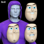 Bundle Buzz Lightyear Toy Story Helmet | 3D Printable Model #BLB26