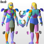 Moon Knight Full Set with Body Armor Shells 3D Printable Model Print File #K91