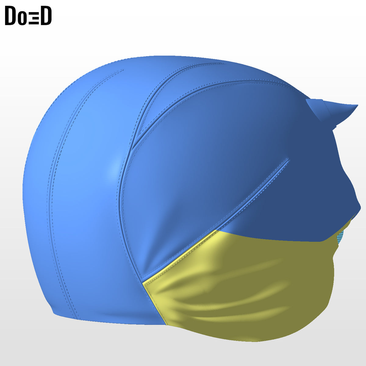 Daredevil 2003 Cowl Ben Affleck Hemet | 3D Printable Model Print File STL #DD03