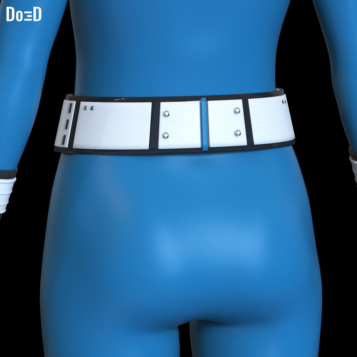 Bundle: Invisible Woman Neck Gauntlet Boots Belt Shoes Fantastic Four STL #IW189