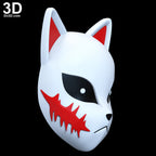 Sabito Kamado Mask Demon Slayer Kimetsu no Yaiba | 3D Model Project #6678