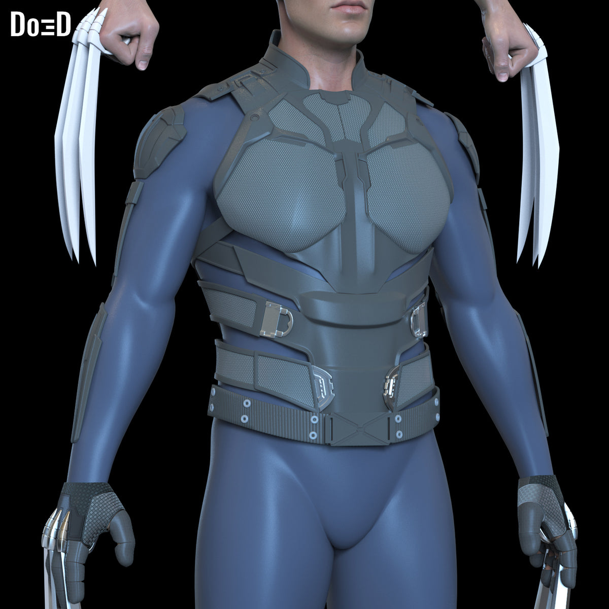 Wolverine X-Men Days of the Future Past Armor| 3D Printable Model #WX5