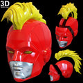 Captain Marvel Helmet + Mohawk Concept | 3D Printable Model #4547