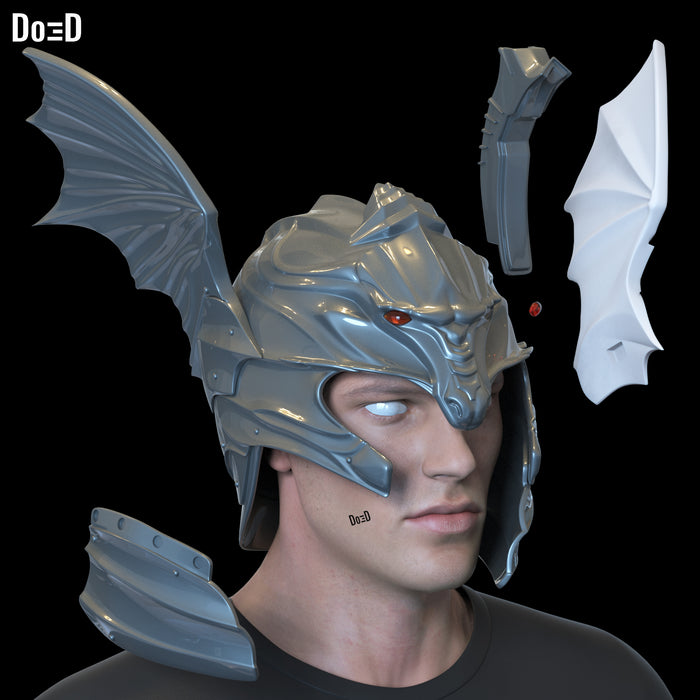 Daemon Targaryen Helmet House of the Dragon HBO Max 3D Printable Model STL #262H