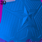 Captain America Endgame Upper Body Armor set | 3D Model Project #6563