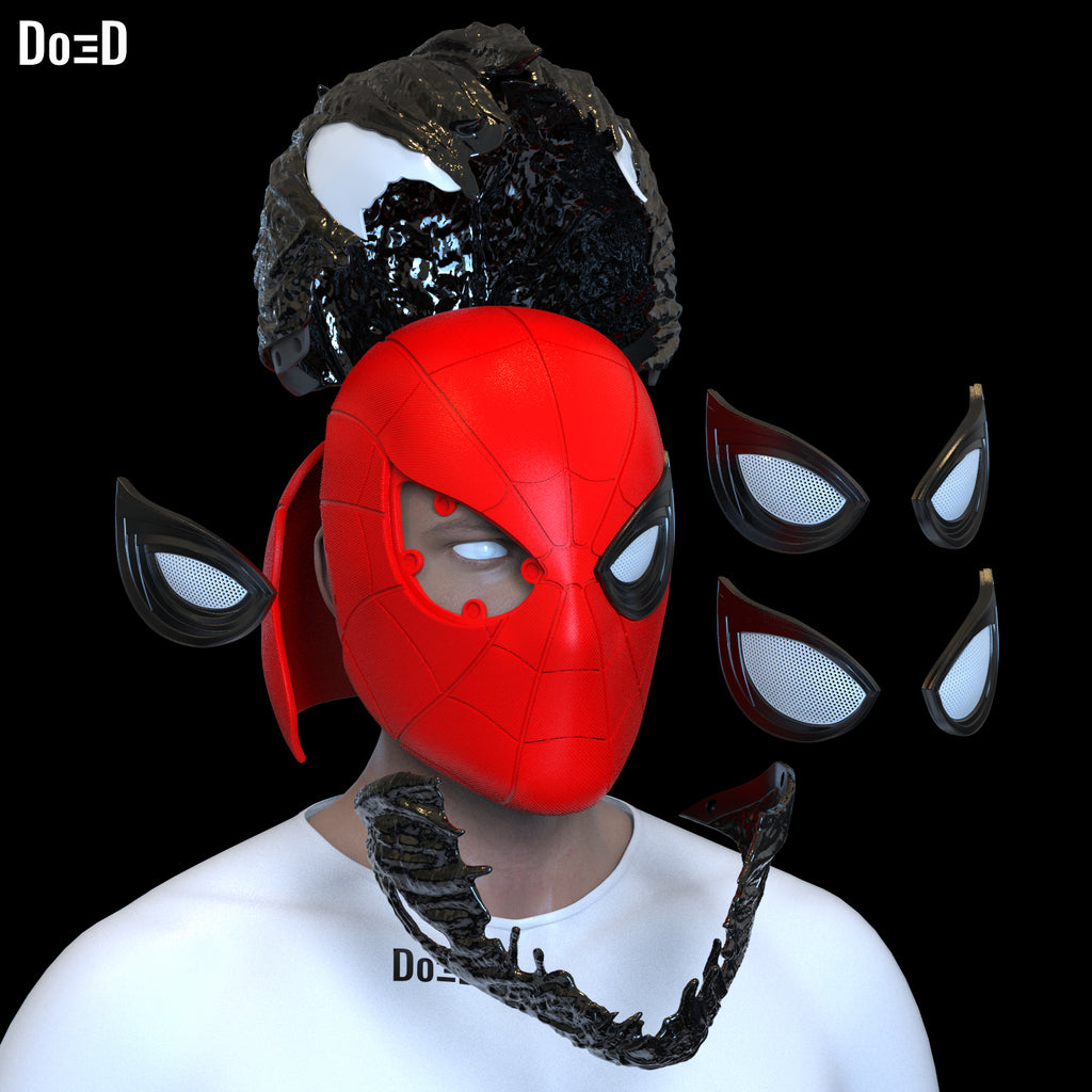Venomization Helmet Peter Parker Black Suit Special Spider-Man Homecoming #SV26