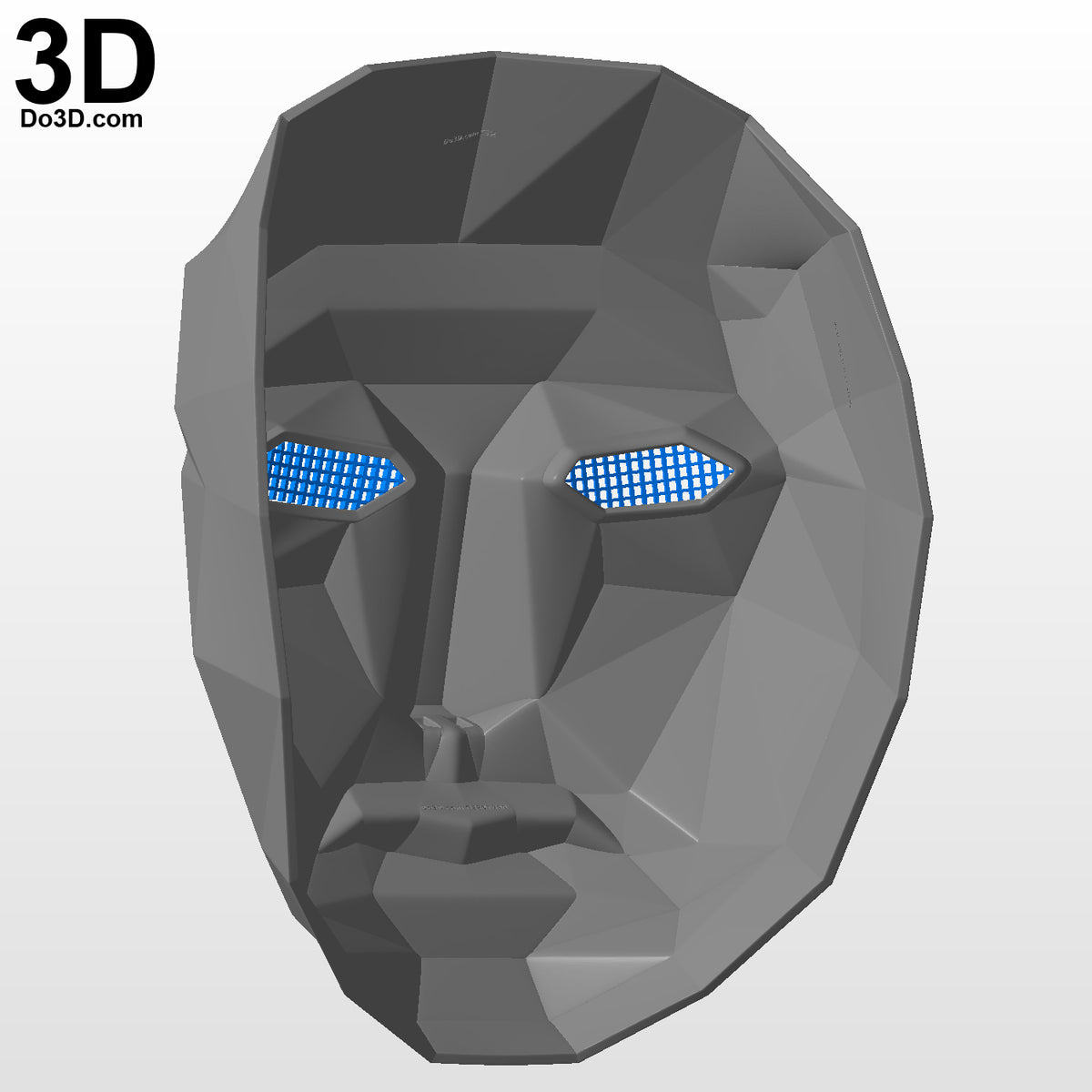 Front Man Squid Game Host Mask / Black Mask | 3D Printable Model #FH30