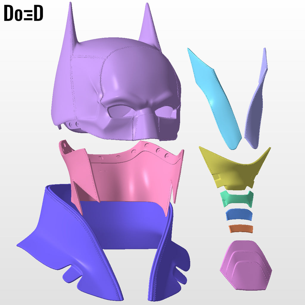 The Batman 2022 Batsuit Upper Body Armors | 3D Printable Model STL File #B21