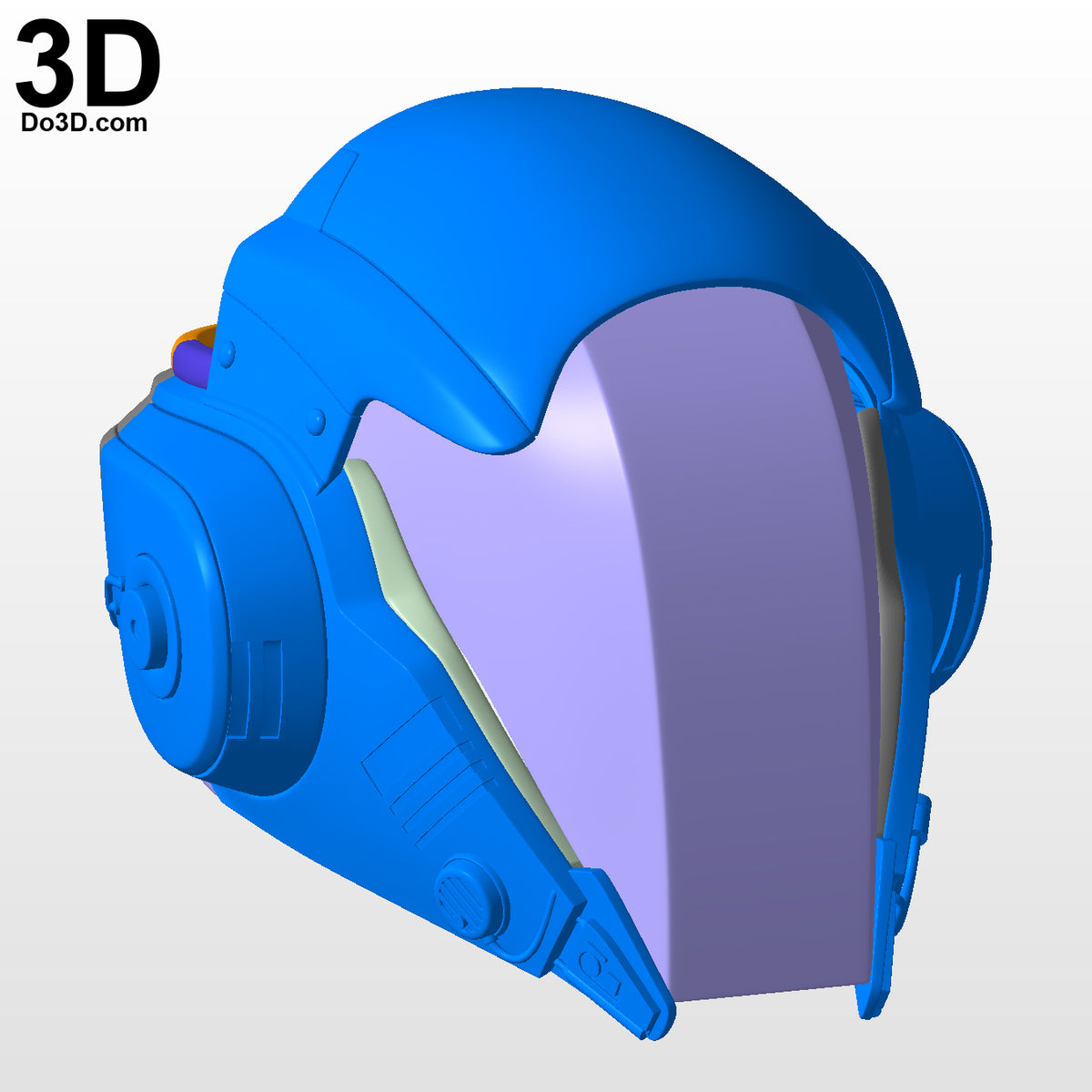 Rey's Training Helmet Star Wars Rey and D-O , 3D Printable Printable Model #6344
