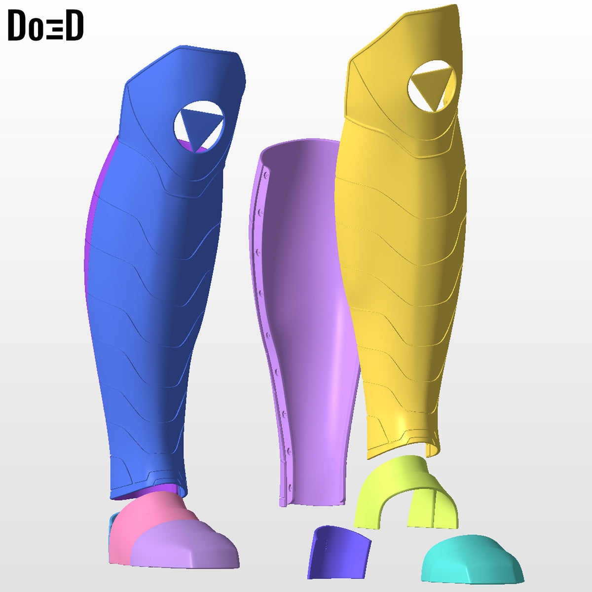 Female Gambit Girl Full Body Armor Set 3D Printable Model STL File #FG854