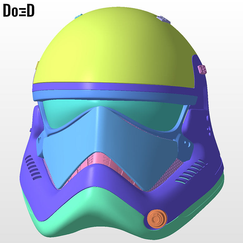 Stormtrooper First Order Star Wars Last Jedi Helmet, 3D Model Project #3939