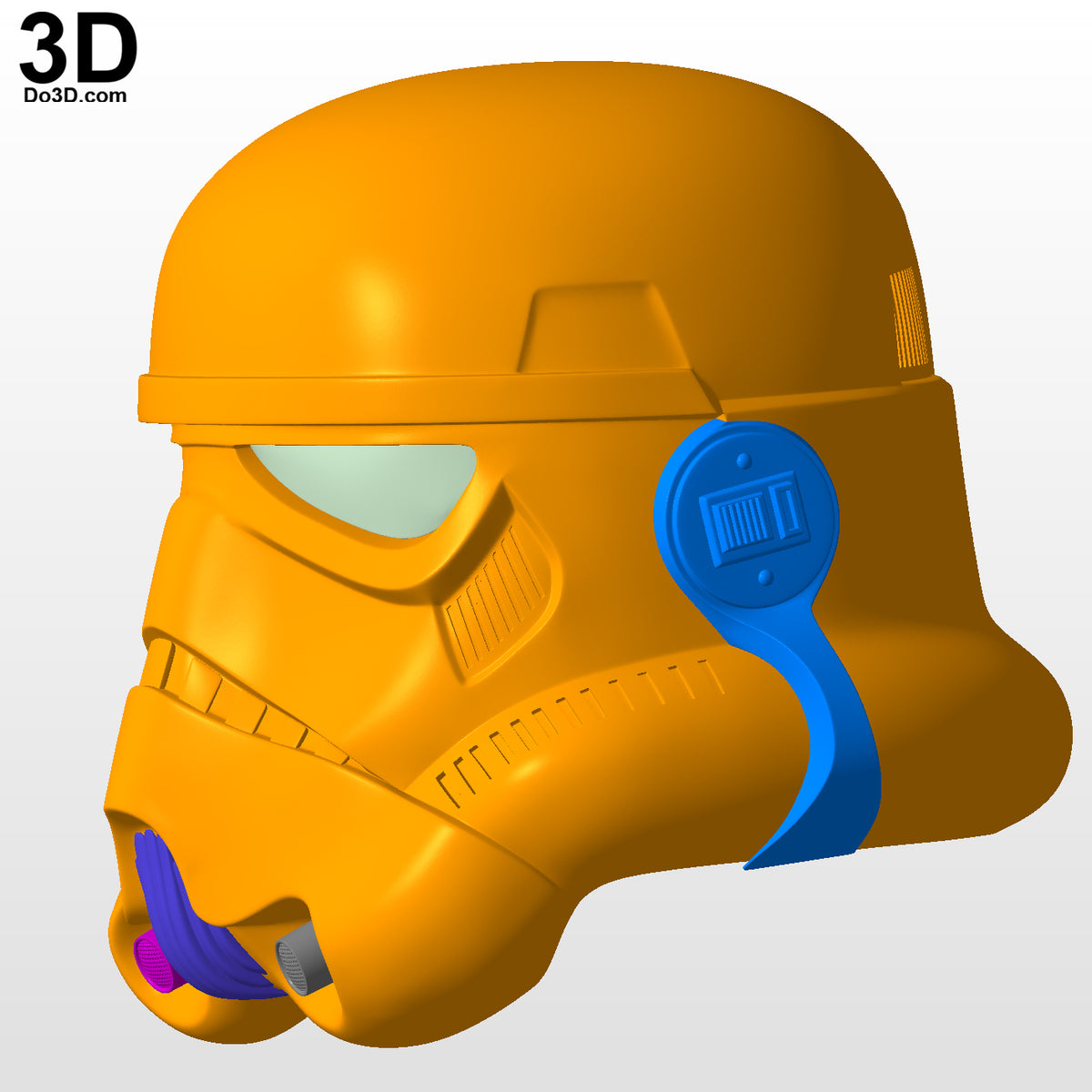 Stormtrooper Classic Helmet Star Wars 3D Printable Model STL Print File #S264