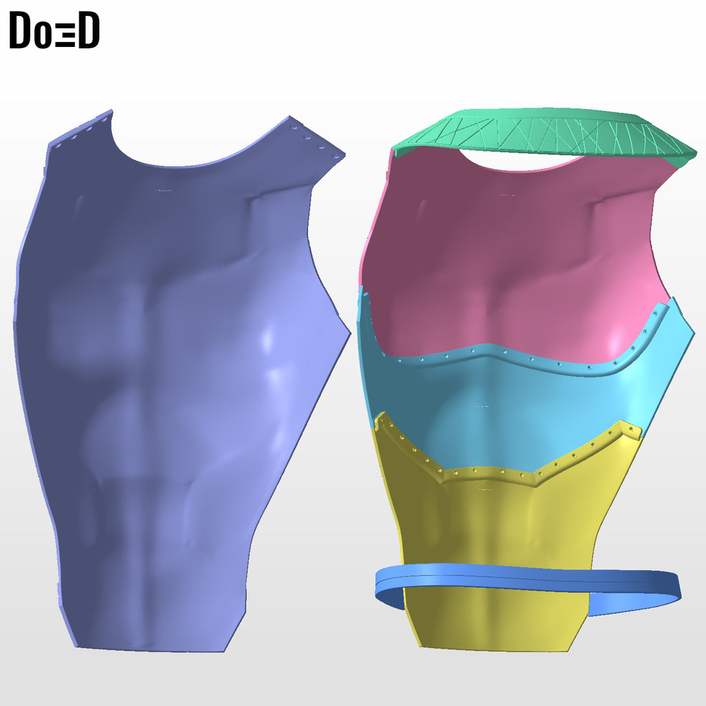 Gambit MCU Chest Armor Only | 3D Printable Model #C1111