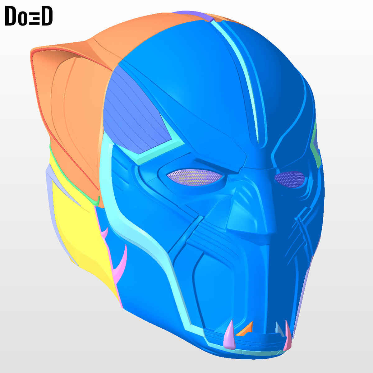 Tchaka King T'Chaka Helmet Black Panther 2018 3D Printable Model STL File#4266
