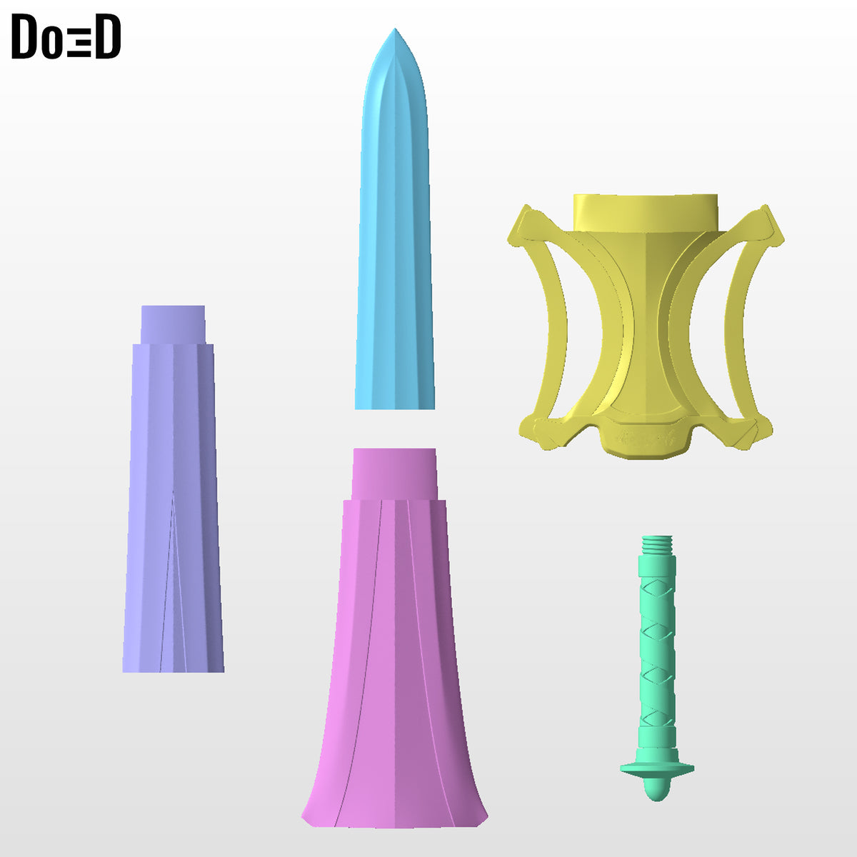 He-Man Power Sword Masters of the Universe 3D Printable Model STL File #MUHM1