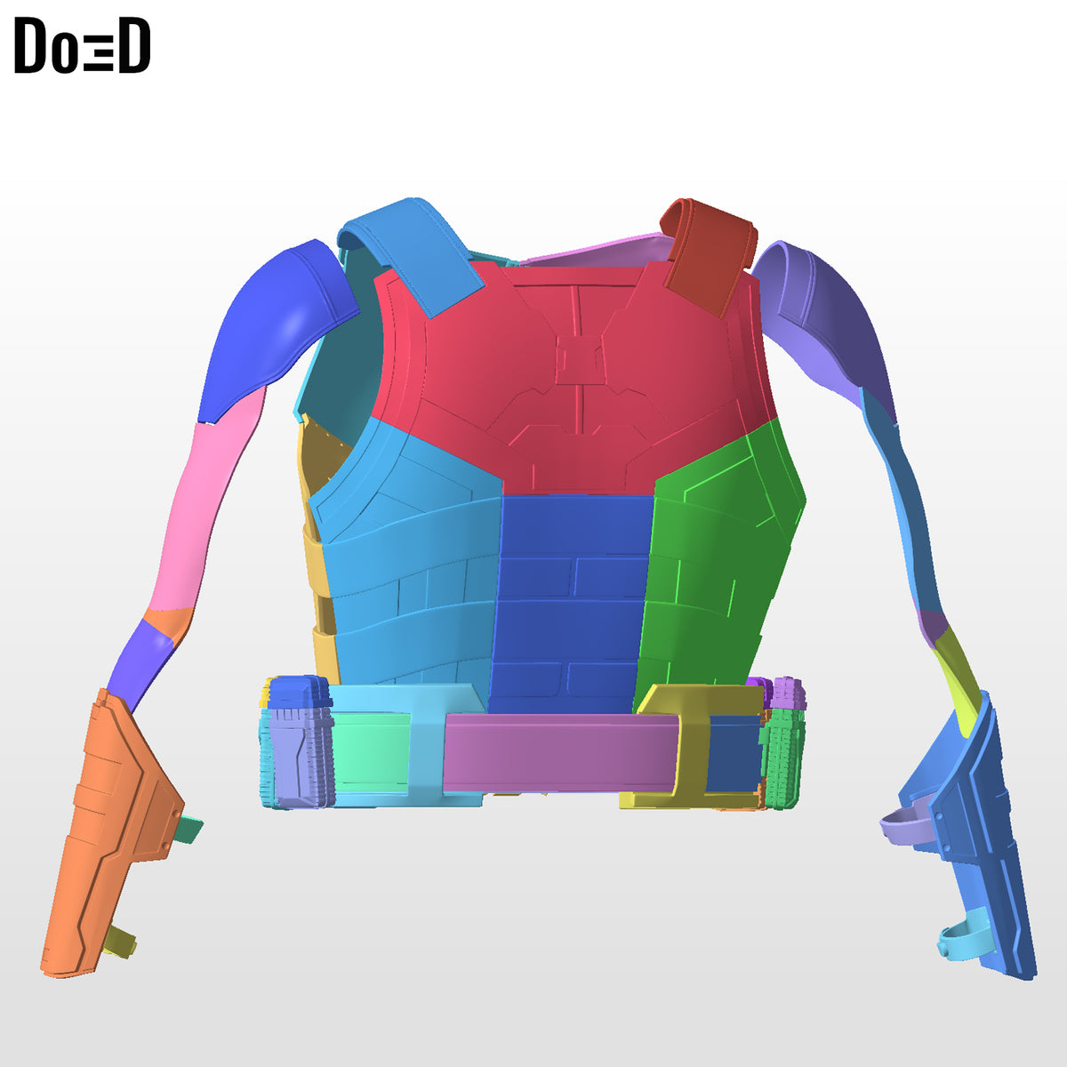 Blade Suit & Weapons from Deadpool Wolverine 3D Model #B2839