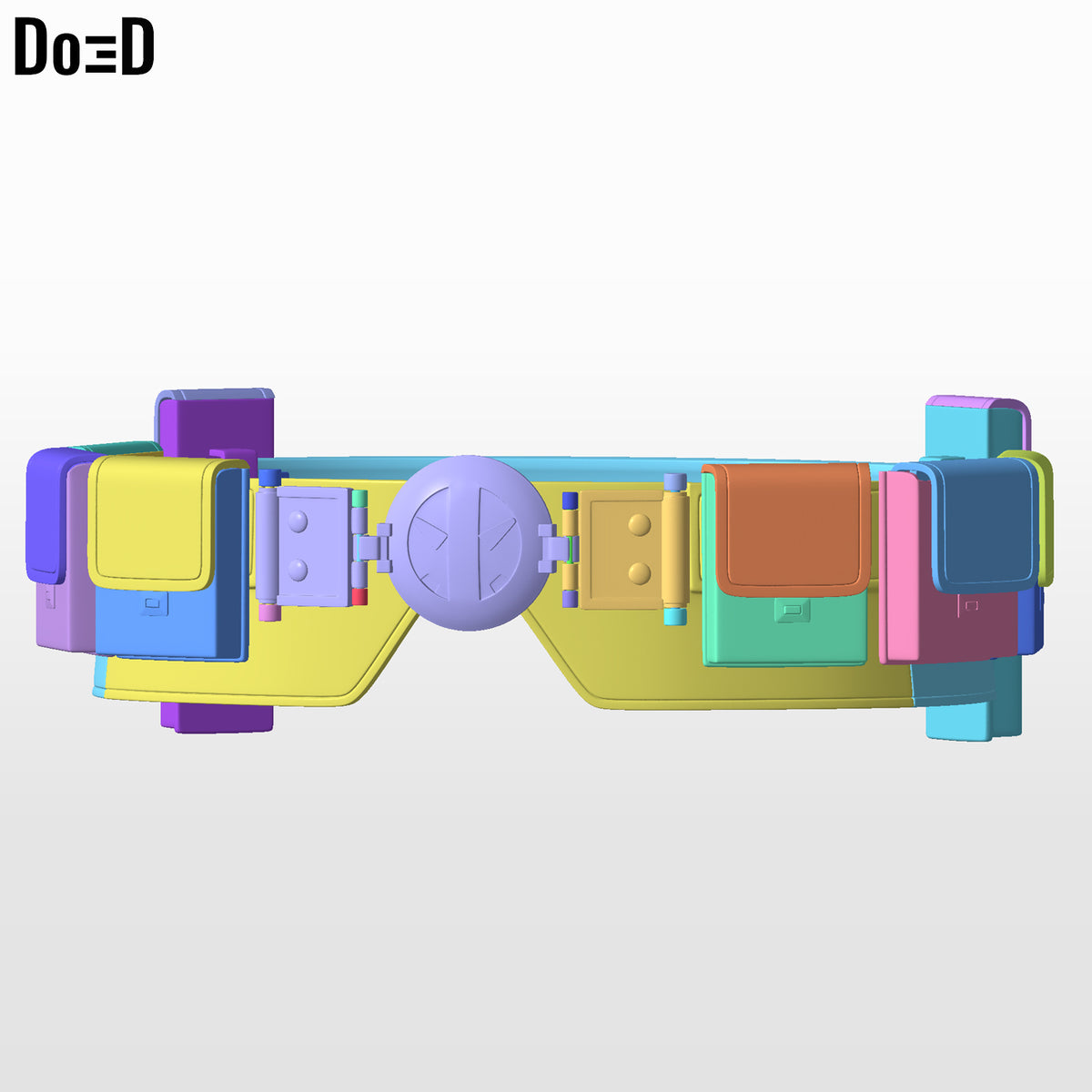 Deadpool 3 Utility Belt with Functional Pouches | 3D Printable Model #DAW33