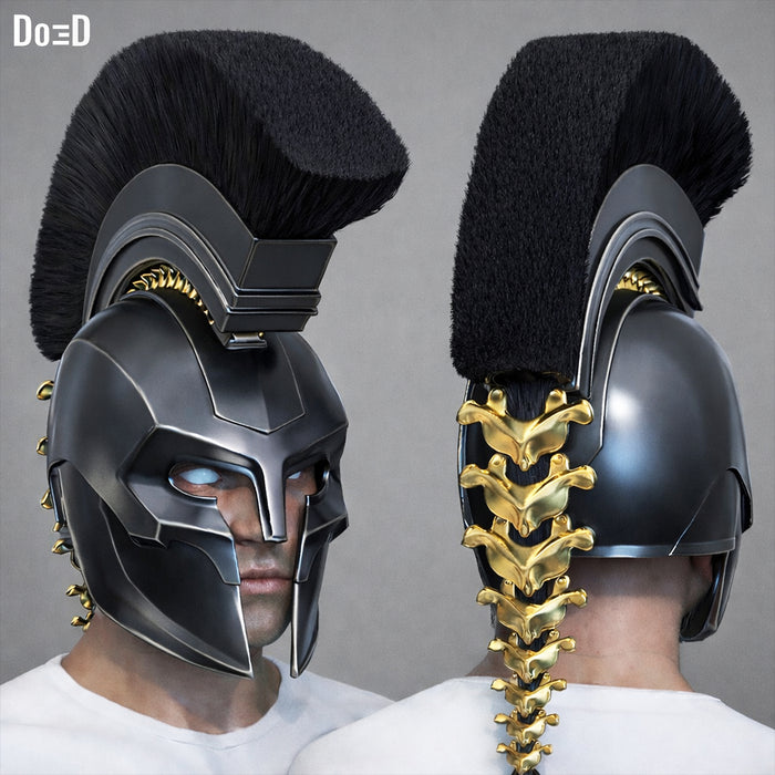 Ancient Greek King Helmet Agamemnon 3D Printable Model Print File STL #A131
