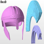 Odysseus Matt Damon Helmet | 3D Printable Model Print File STL #MD363