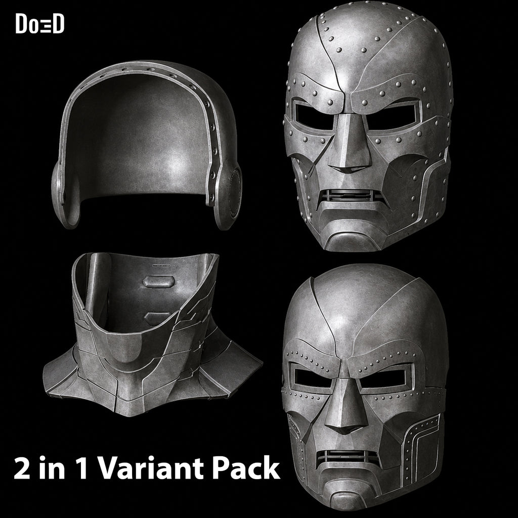 Variant Doctor Doom 2 in 1 Pack 3D Printable Model Print File STL #VDP484