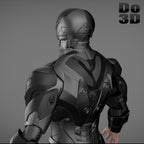 RoboCop 2014 Black Suit | 3D Printable Model Print STL File #41