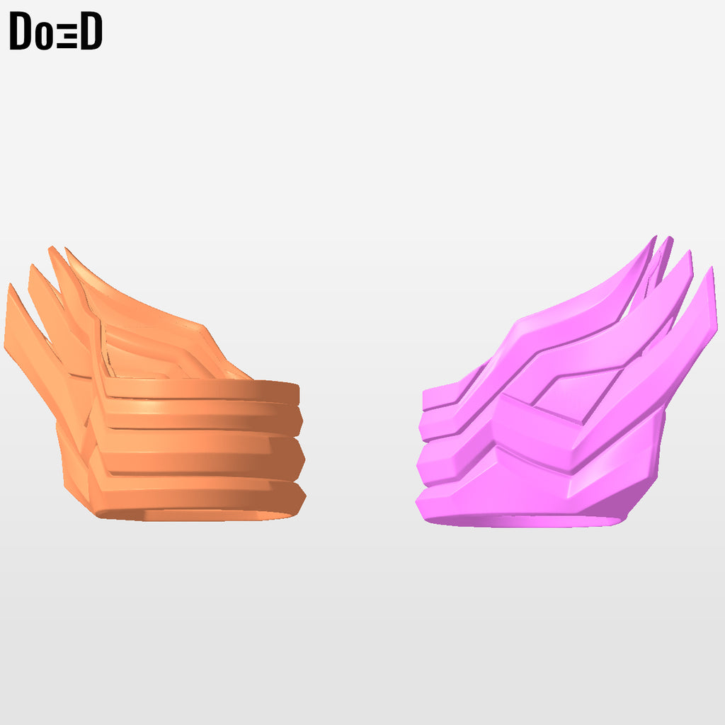 Overwatch Pink Mercy cuffs | 3D Printable Model #OM22