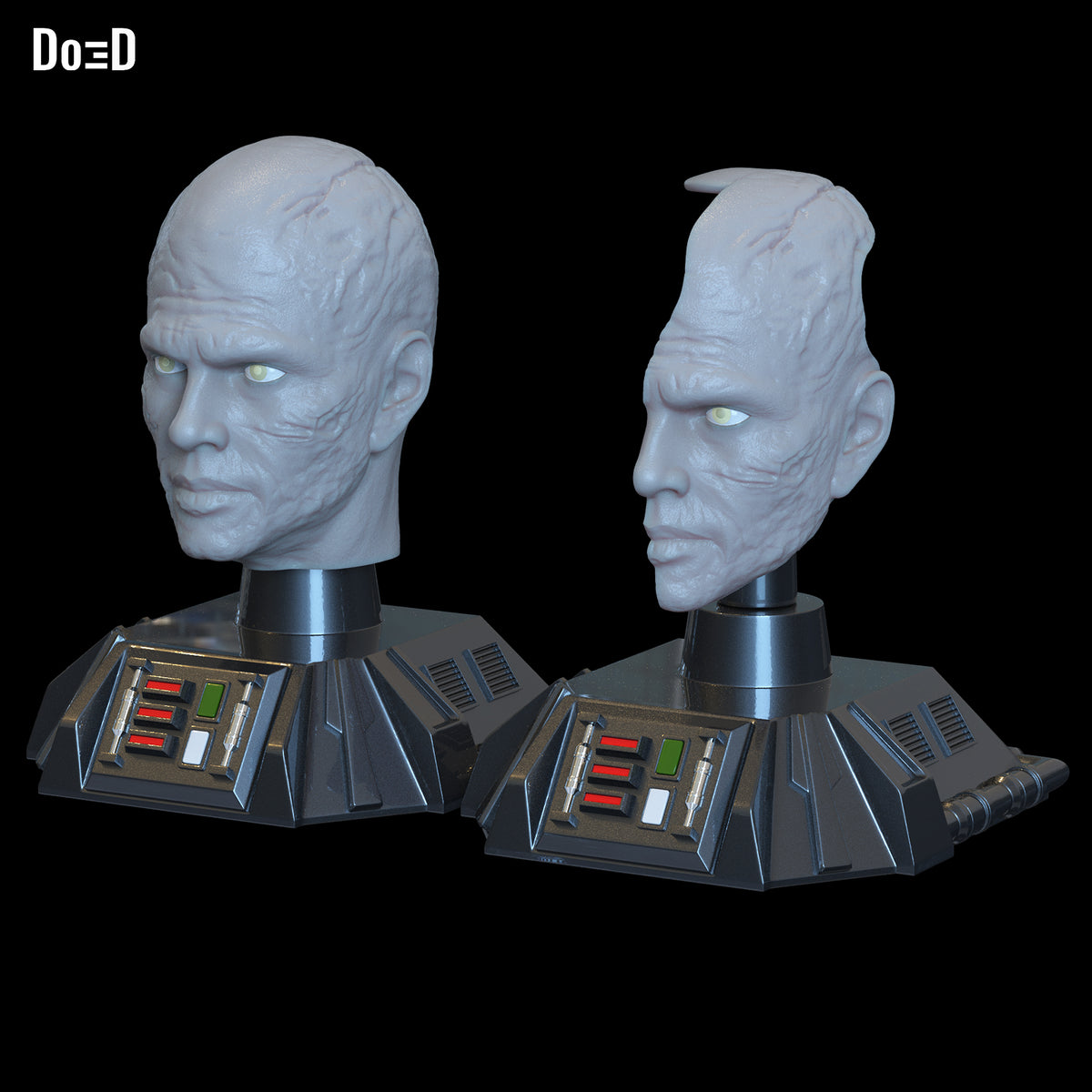 Helmet Stand Battle Damaged Darth Vader Obi-wan Kenobi | 3D Printable Model #222