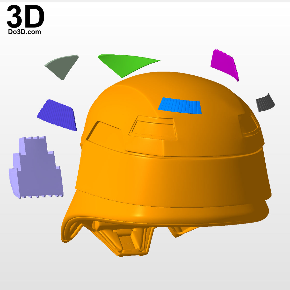Dark Trooper Full Bod + Helmet Star Wars Mandalorian | 3D Printable Model #DT001