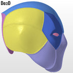 Batpool 2 Helmet (Batman Deadpool) 3D Printable Model Print File STL #B902