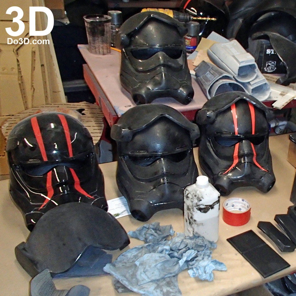 Tie Pilot Helmet from Star Wars VII: The Force Awakens  | 3D Printable Model #34