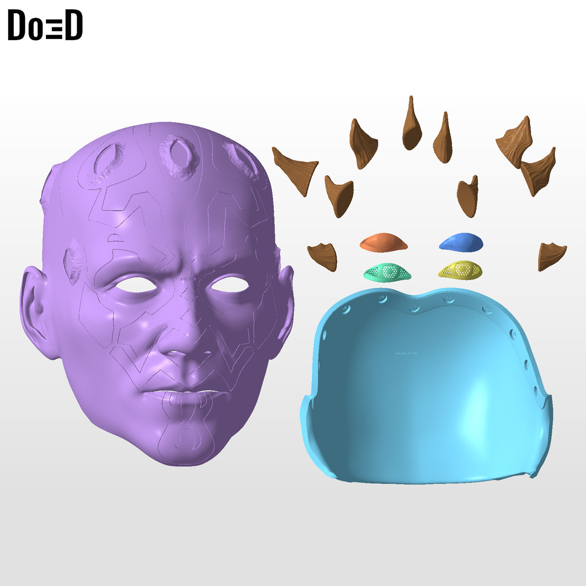 Darth Maul Classic Helmet Star Wars | 3D Printable Model Print STL File #DM3719