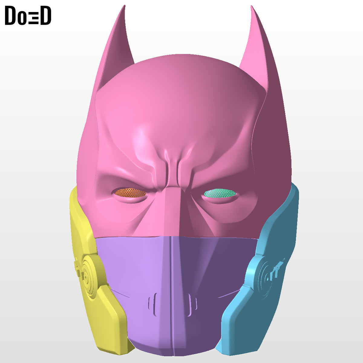 Cold Cold Heart Arkham Origins Batman XE  Helmet | 3D Printable Model #CC29