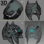 Batman Tech Cowl Helmet BVS Tactical | 3D Printable Model STL #1520