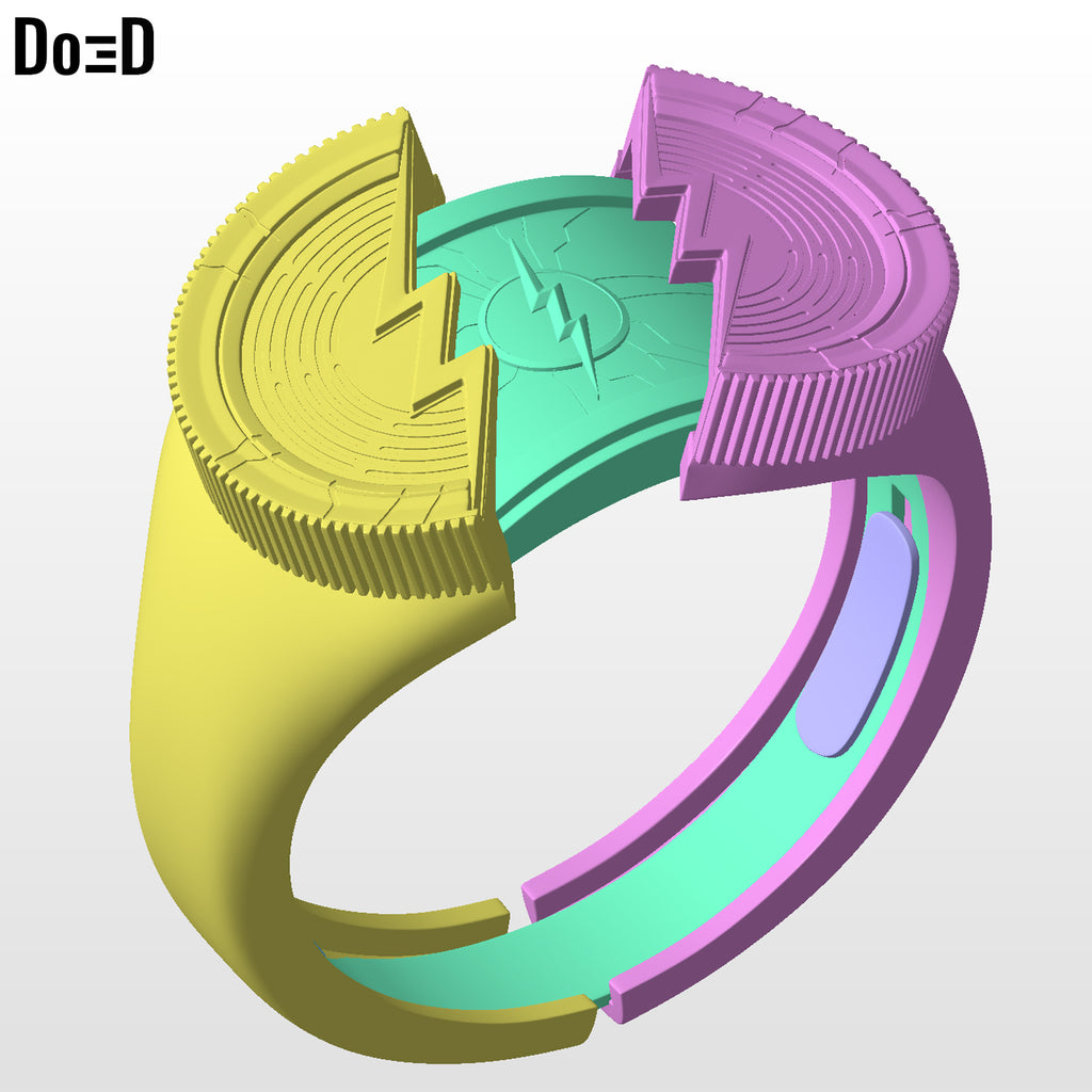 The Flash 2023 Ring for Resin Printing | 3D Printable Model STL #FR2