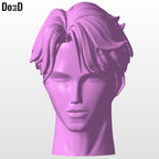 Jinu Figure Head Saja Boys K-Pop Demon Hunters Any Scale 3D Model STL File #JS62