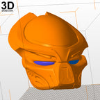 Predator 2018 Helmet Bio-Mask Cowl | 3D Printable Model #2705