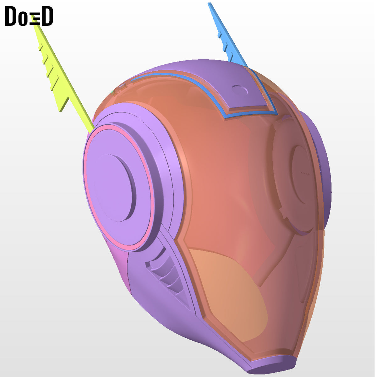 Paige Tesler Tron Uprising Helmet | 3D Printable Model #PT29