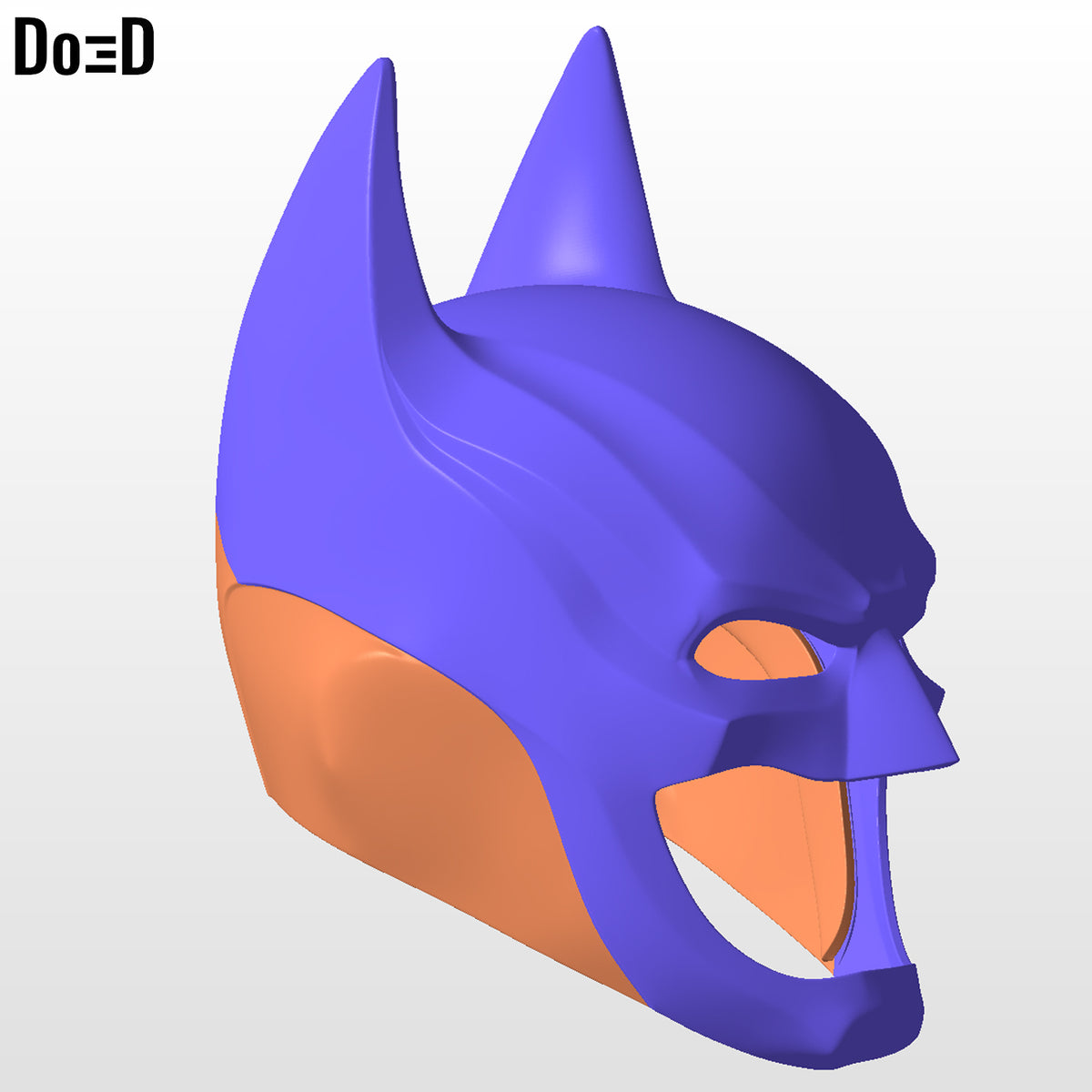 Batman Injustice 2 Helmet Cowl | 3D Printable Model Print File #2699