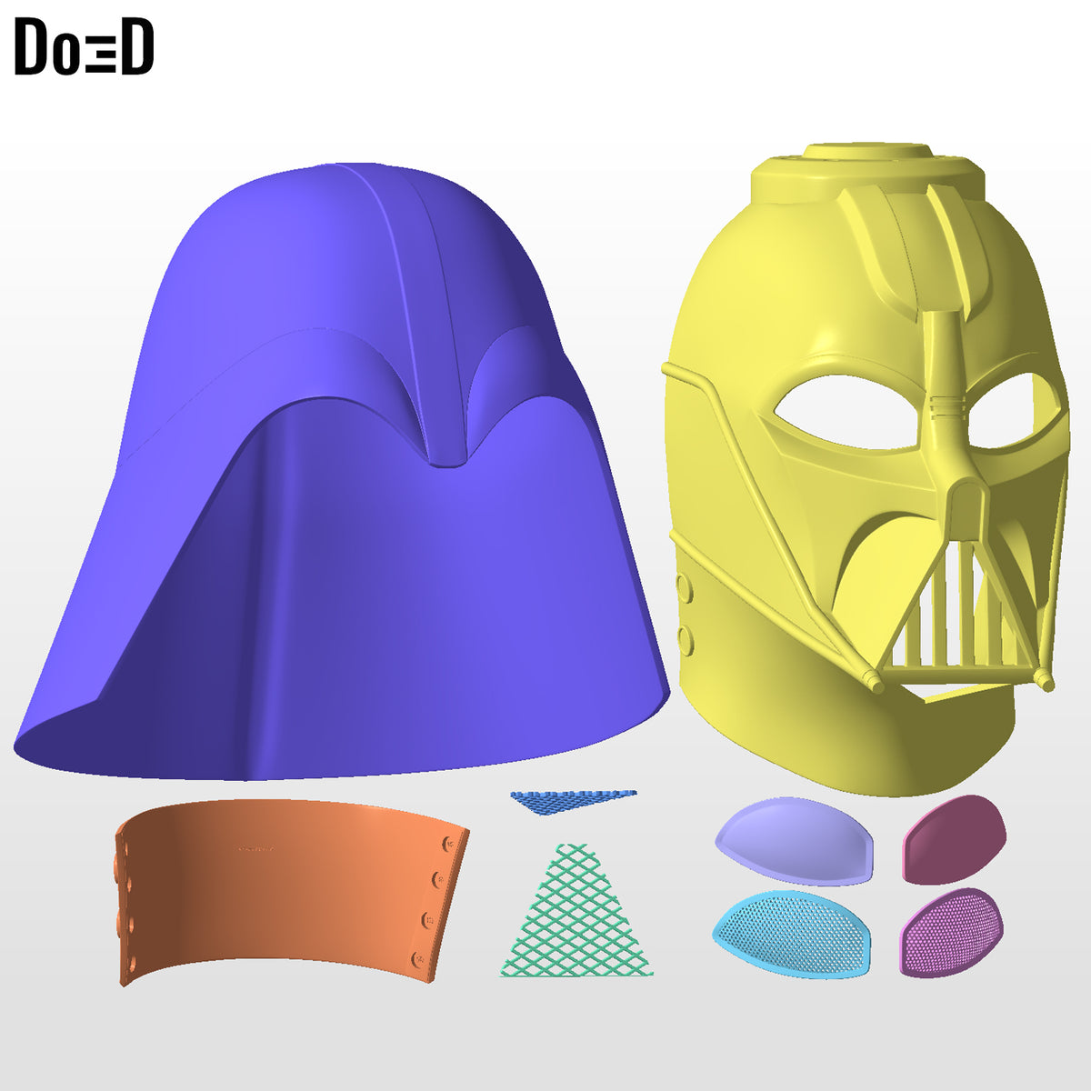 Darth Vader Rebels Helmet from Star Wars | 3D Model Project #316