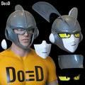 Gamma 1 & 2 Helmet Dragon Ball Super Hero 3D printable model STL print file #G12