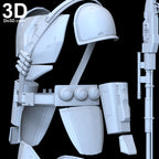 Mandalorian Original Base Armor Set | 3D Model Project #6202