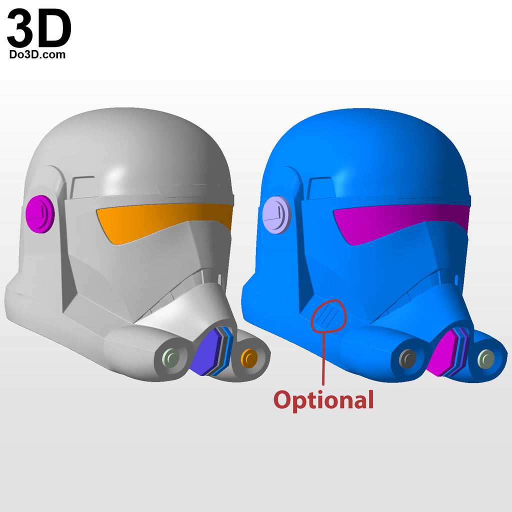 Clone Force 99 Star Wars Bad Batch Hunter Helmet | 3D Printable Model STL #CF99