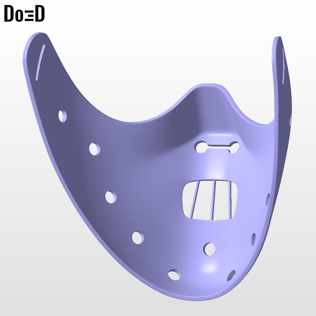 Hannibal Lecter Mask | 3D Printable Model Print File STL #Y329