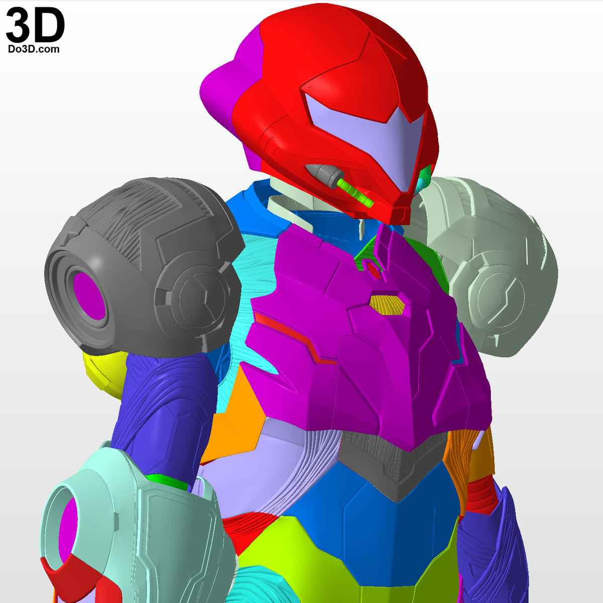 Metroid Dread Samus Aran Full Body Armor 3D Printable Model Print File STL MS904